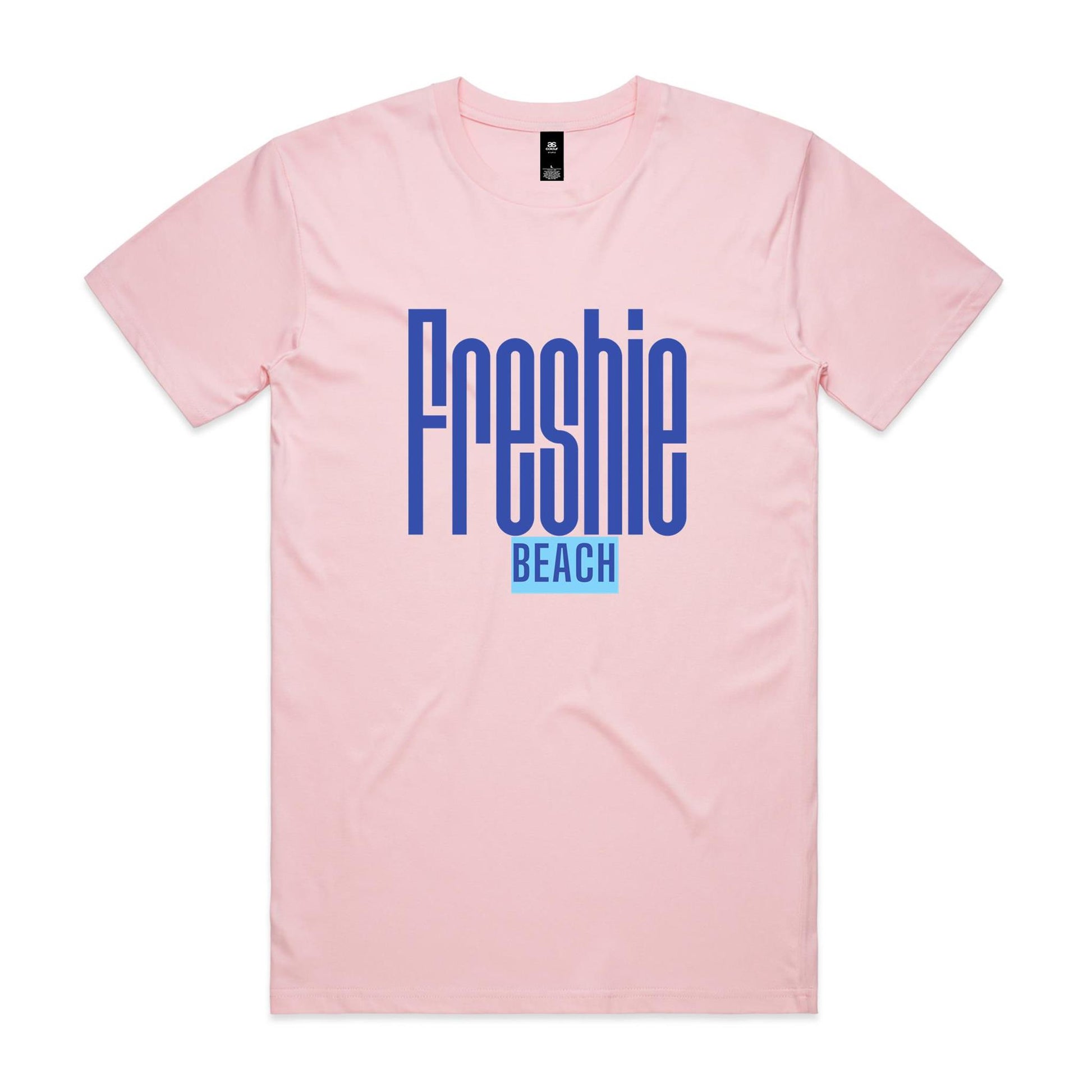 Lost Manly custom logo Freshie Beach AS Colour Staple Tee - Lost Manly Shop