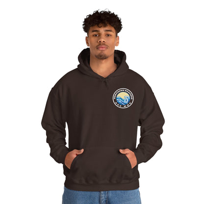 Lost Manly custom Northern Beaches Dee Why front and back logo edition Hoodie - Lost Manly Shop