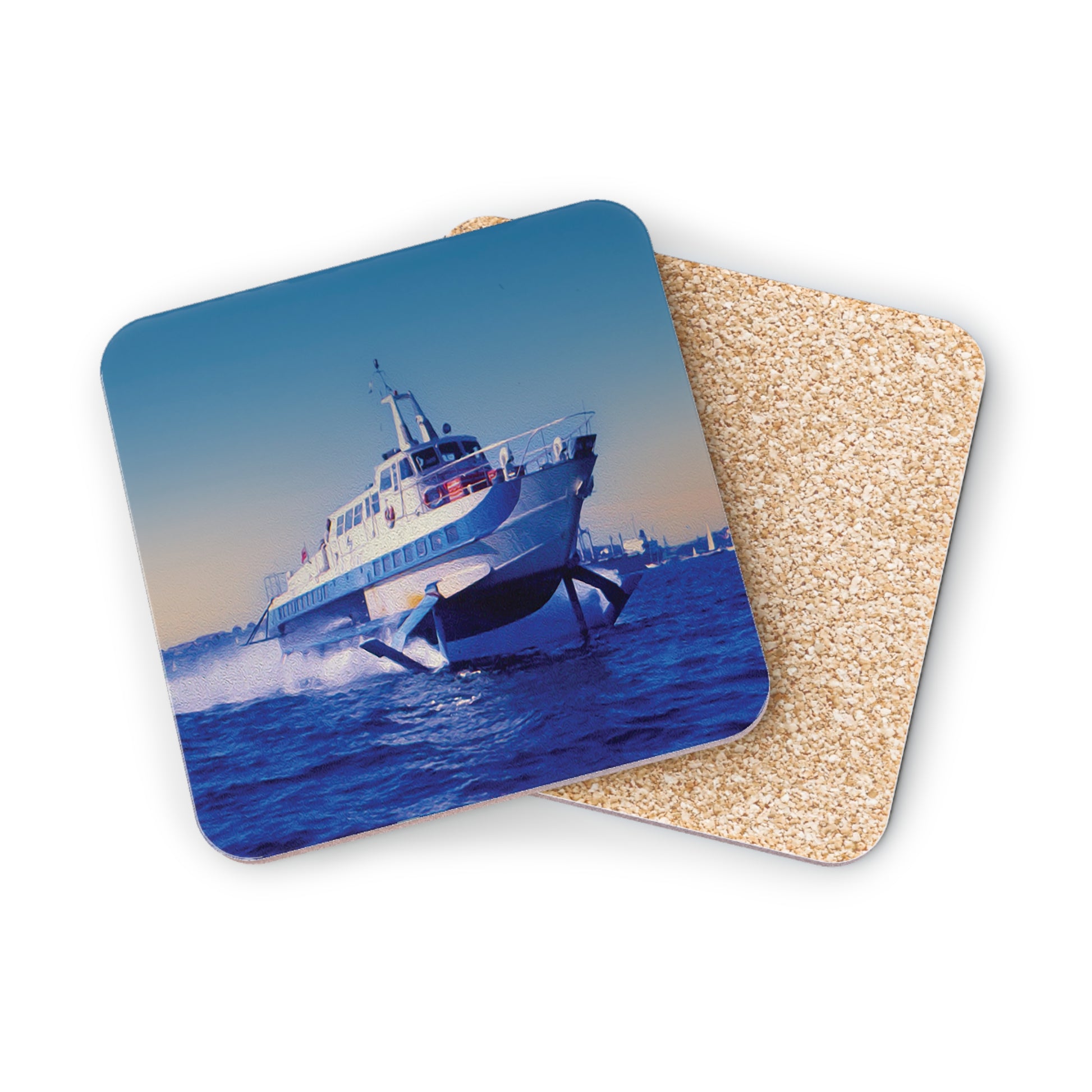Cork Coasters - 'Curl Curl' Hydrofoil on Sydney Harbour - Lost Manly Shop