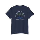 "The Westwood" Northern Beaches custom design different logo front and back Heavy Cotton Pocket Tee Printify