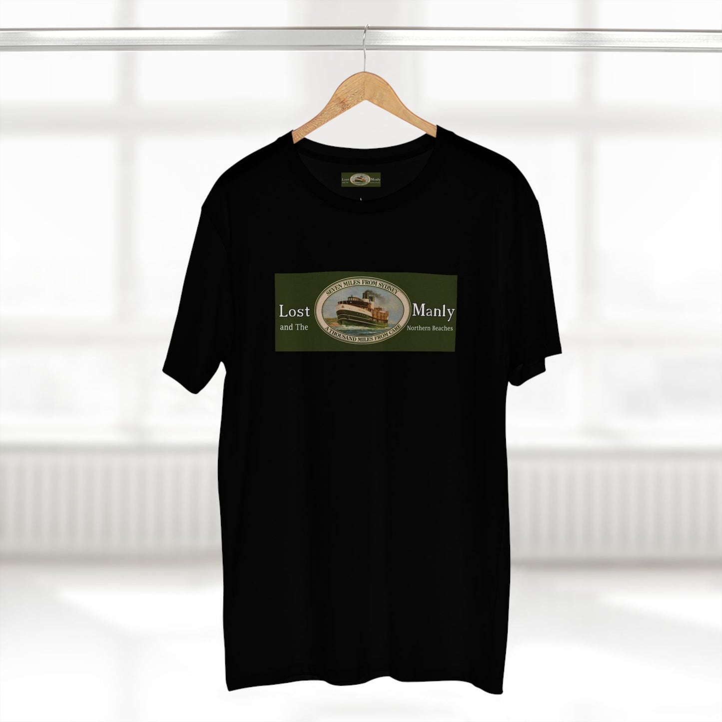 Lost Manly T-Shirt Original Lost Manly Trademark Custom Logo Limited Edition - Lost Manly Shop