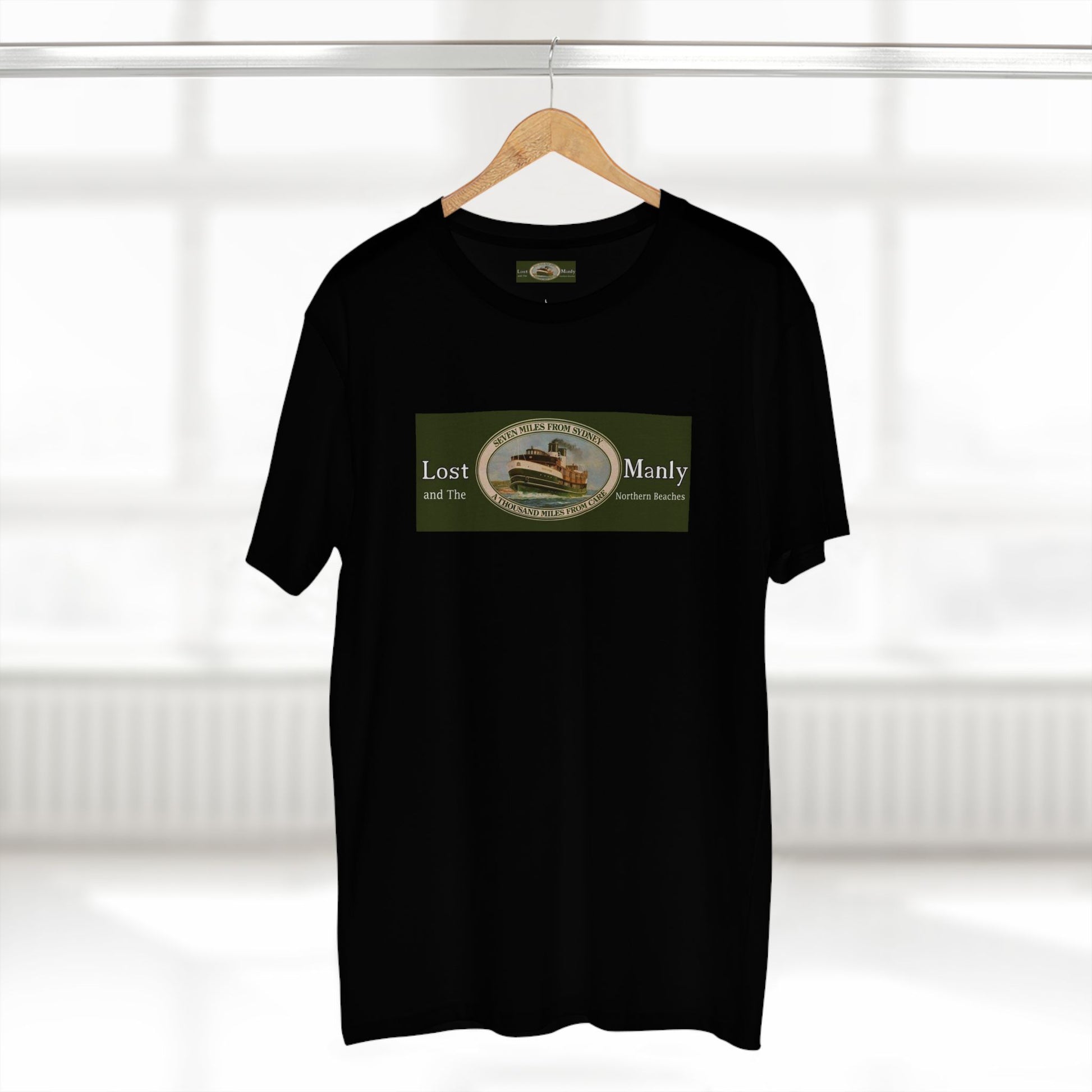 Lost Manly T-Shirt Original Lost Manly Trademark Custom Logo Limited Edition - Lost Manly Shop