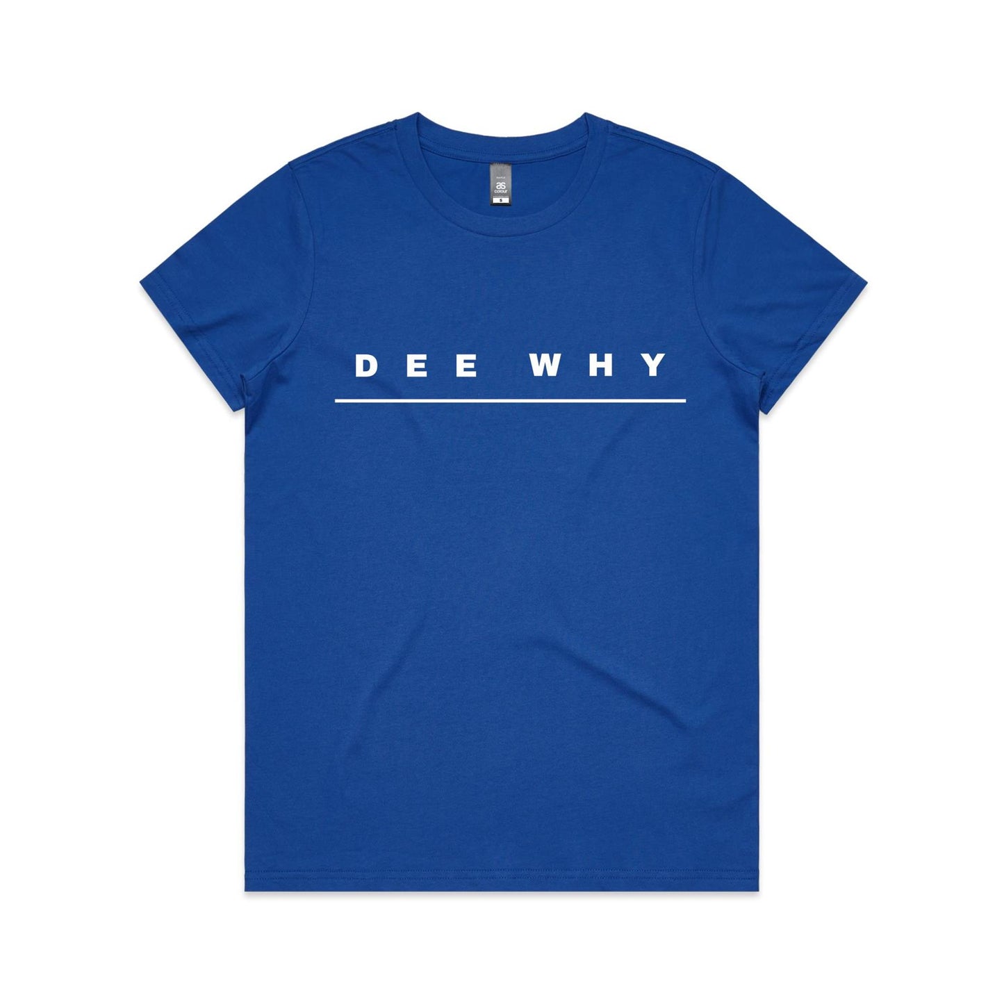 Lost Manly custom logo Dee Why edition AS Colour Women's Maple Tee - Lost Manly Shop