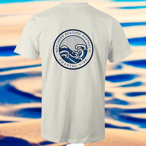 Coastal Vibe Northern Beaches Sydney Australia Printed Logo T-Shirt Ogo Merch