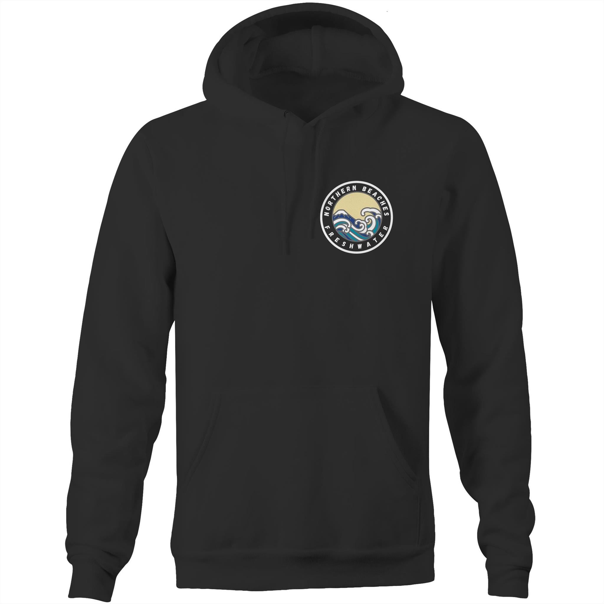 Freshwater custom logo printed AS Colour Stencil - Pocket Hoodie Sweatshirt Ogo Merch