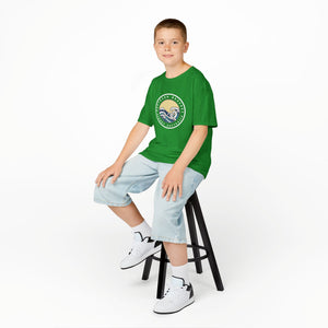 Ocean Wave Kids Cotton Tee – Northern Beaches logo 