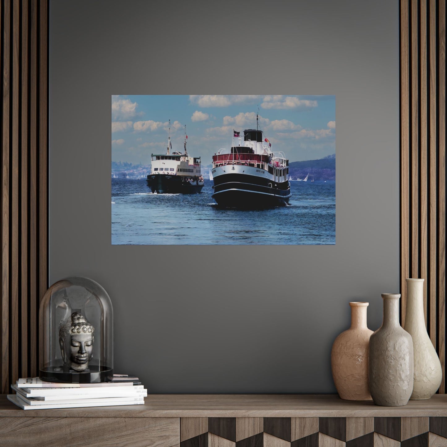 Nautical Wall Art Poster - SS South Steyne 'Comes Home' in 1993 Design 