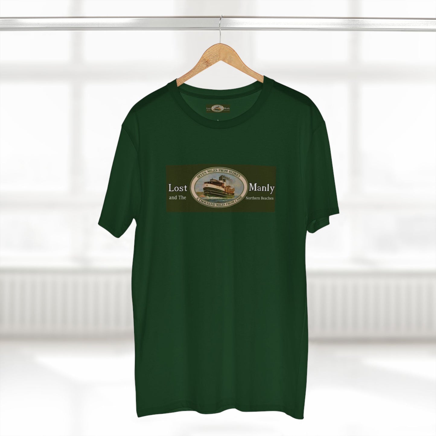 Lost Manly T-Shirt Original Lost Manly Trademark Custom Logo Limited Edition - Lost Manly Shop