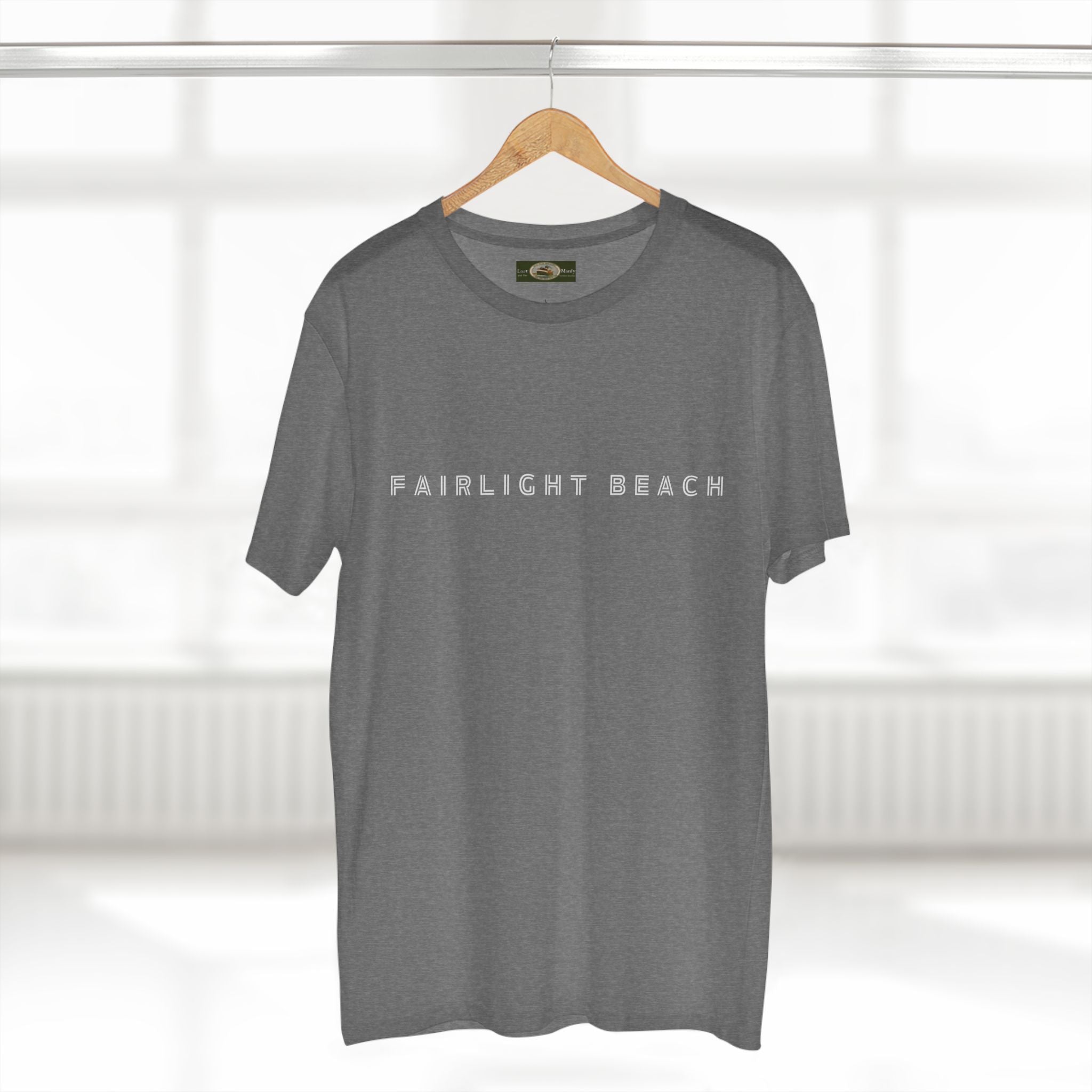 Fairlight Beach Northern Beaches Sydney Australia Printed Logo T-Shirt Printify