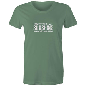 Maple Tee Create your Sunshine Print 