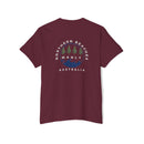 "The Westwood" Northern Beaches custom design different logo front and back Heavy Cotton Pocket Tee Printify