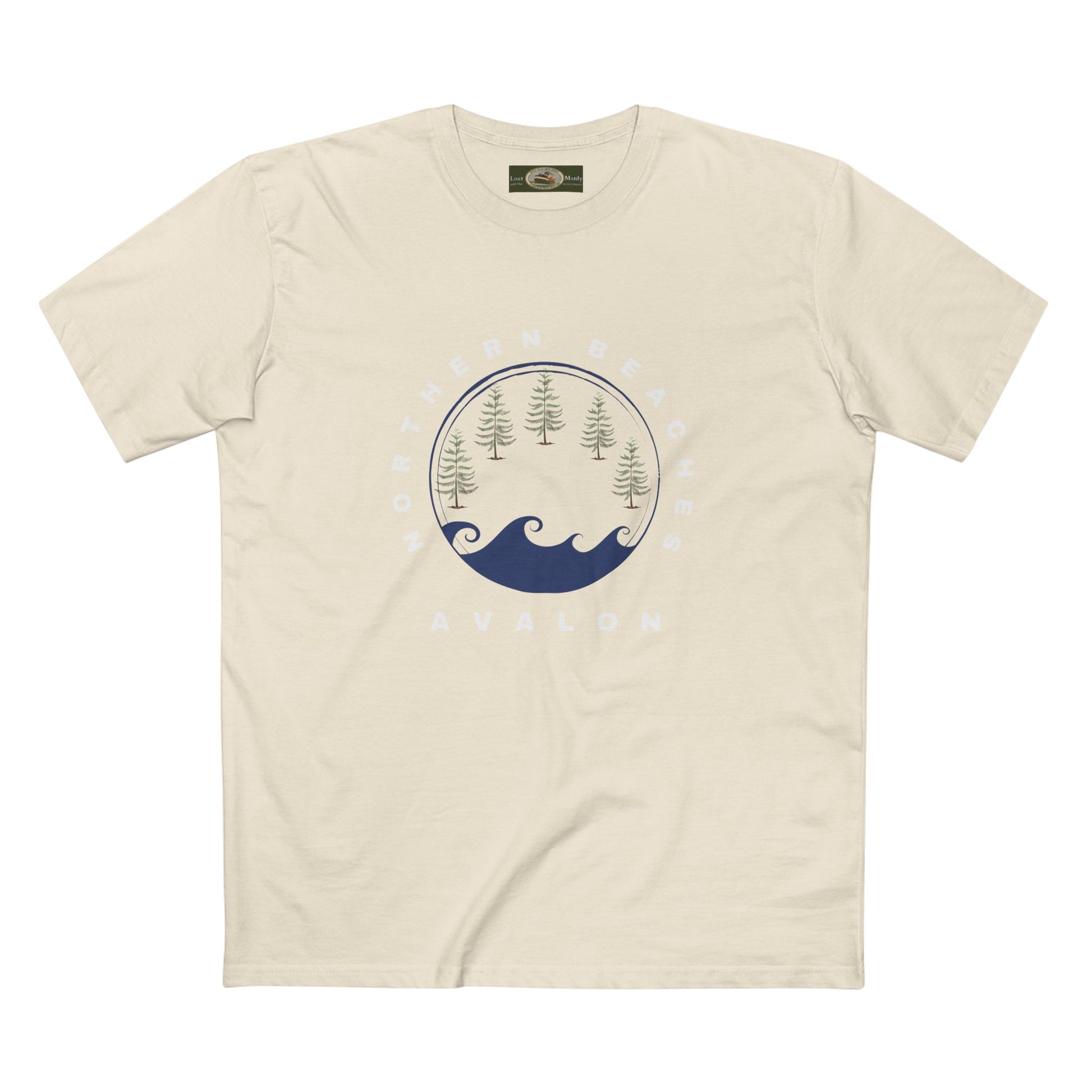 Lost Manly original Avalon Custom Logo edition T-Shirt - Lost Manly Shop