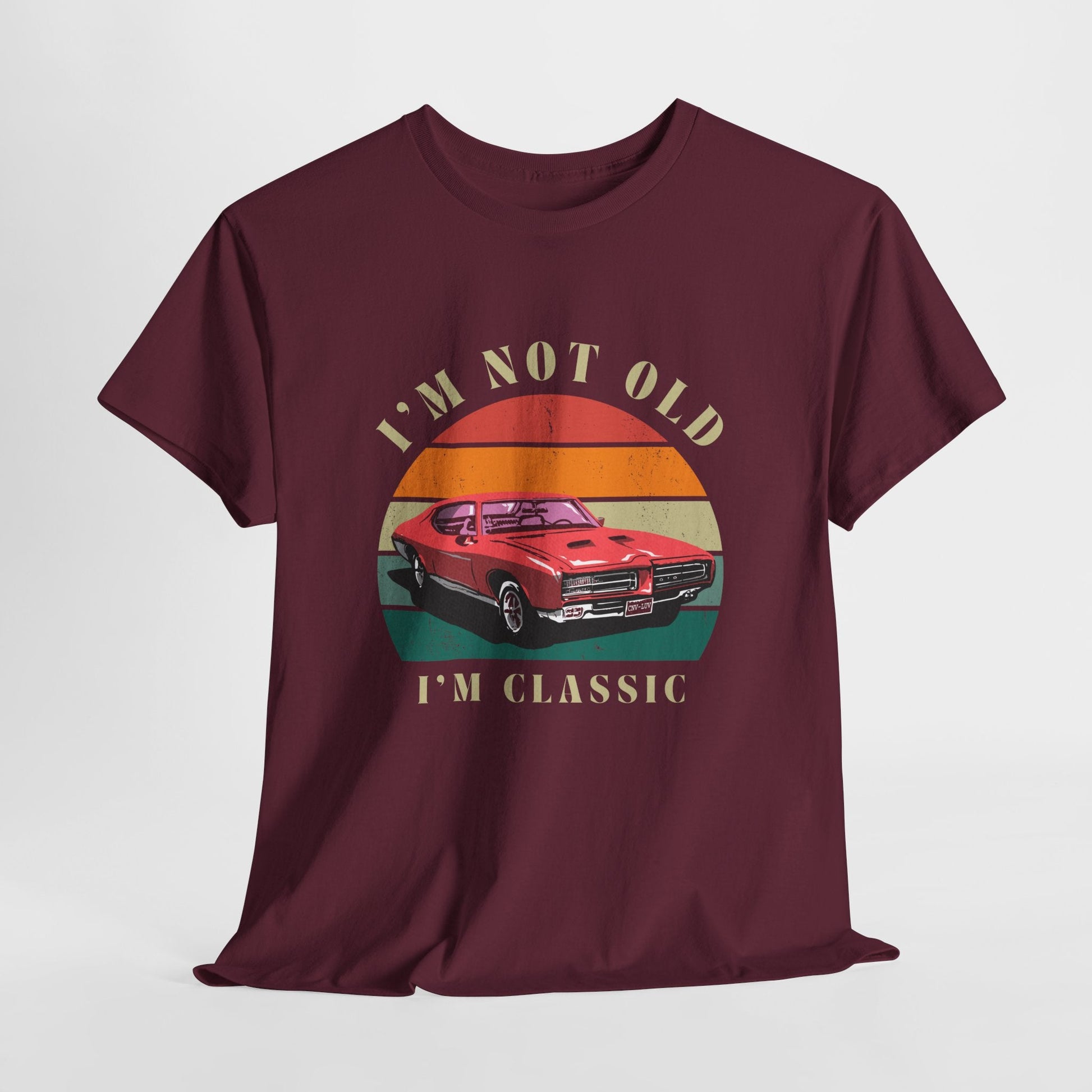 Vintage Car Lover Tee - I'm Not Old I'm Classic T-Shirt 