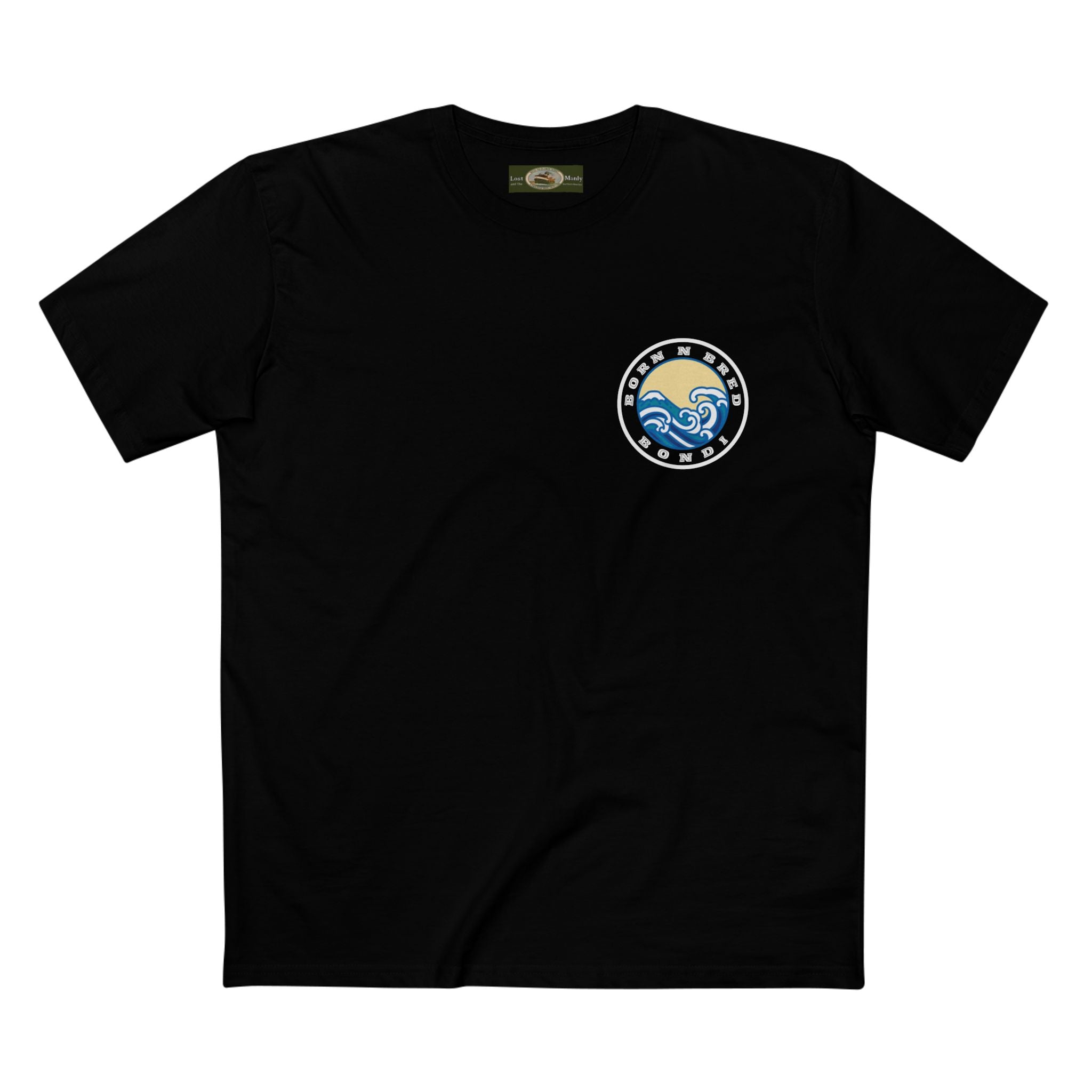 T-Shirt with free Canva custom logo printed front and back Bondi/Collaroy 