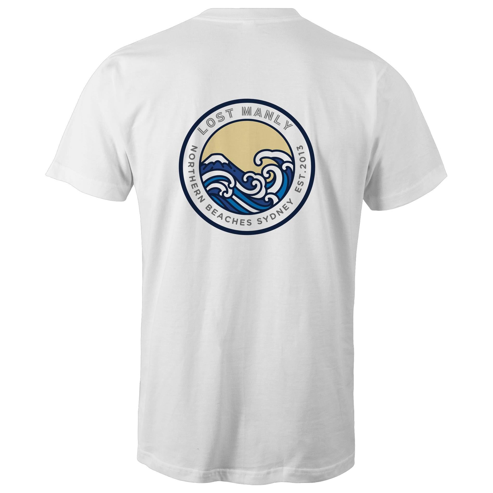 Lost Manly Northern Beaches Sydney Australia Printed Logo T-Shirt Ogo Merch