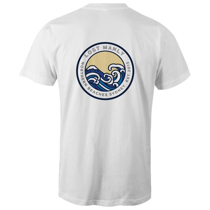 Lost Manly Northern Beaches Sydney Australia Printed Logo T-Shirt Ogo Merch