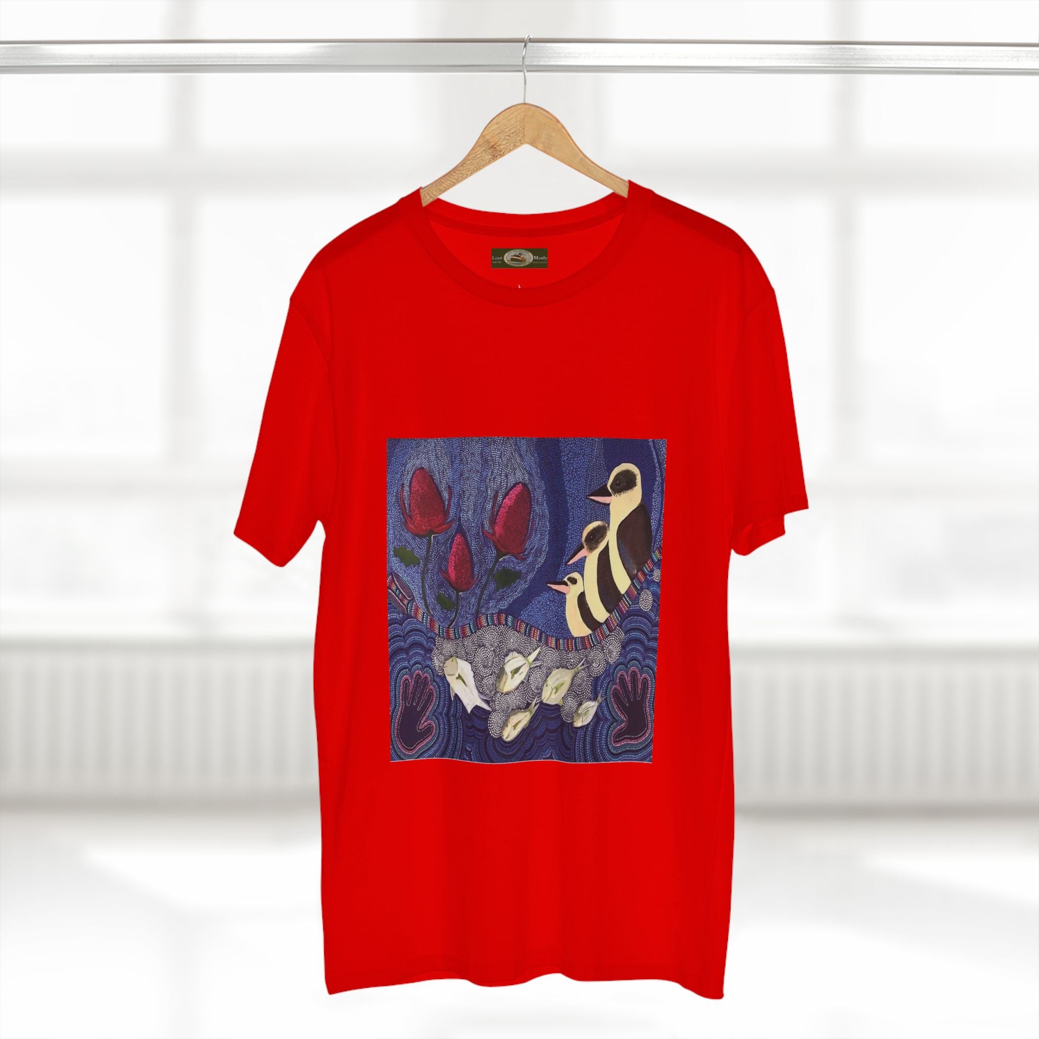 Australian Natives painting Northern Beaches printed T-Shirt
