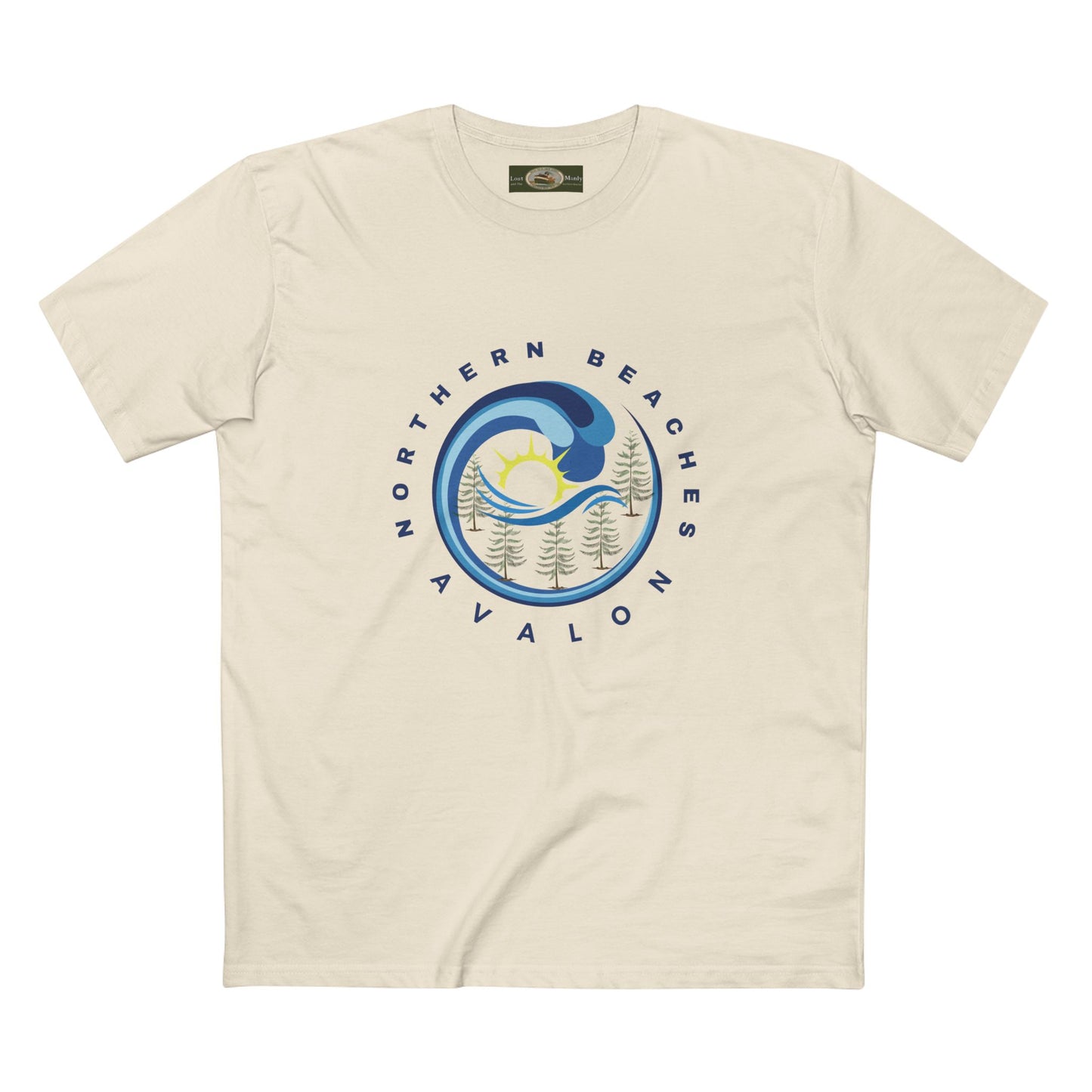 Lost Manly Northern Beaches original Avalon Custom Logo edition T-Shirt - Lost Manly Shop