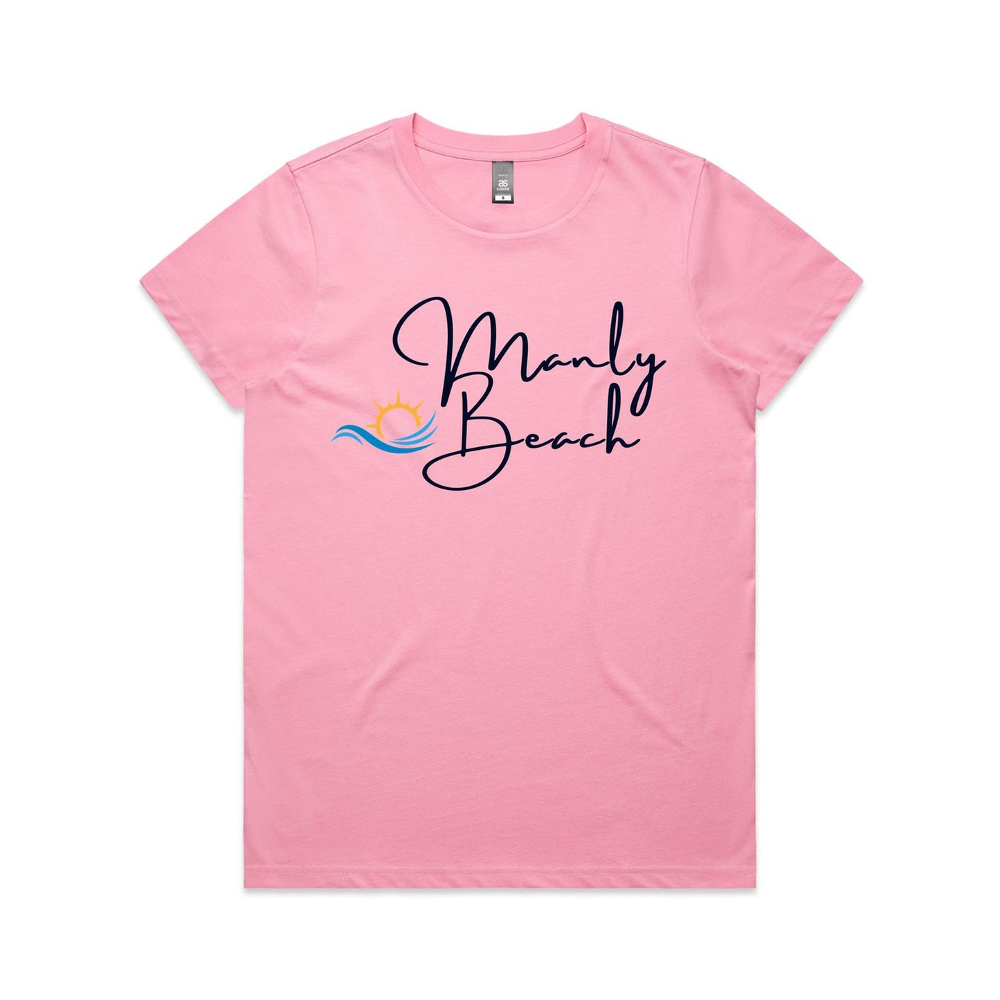 Lost Manly Custom Manly Beach Logo Limited Edition AS Colour Women's Maple Tee - Lost Manly Shop