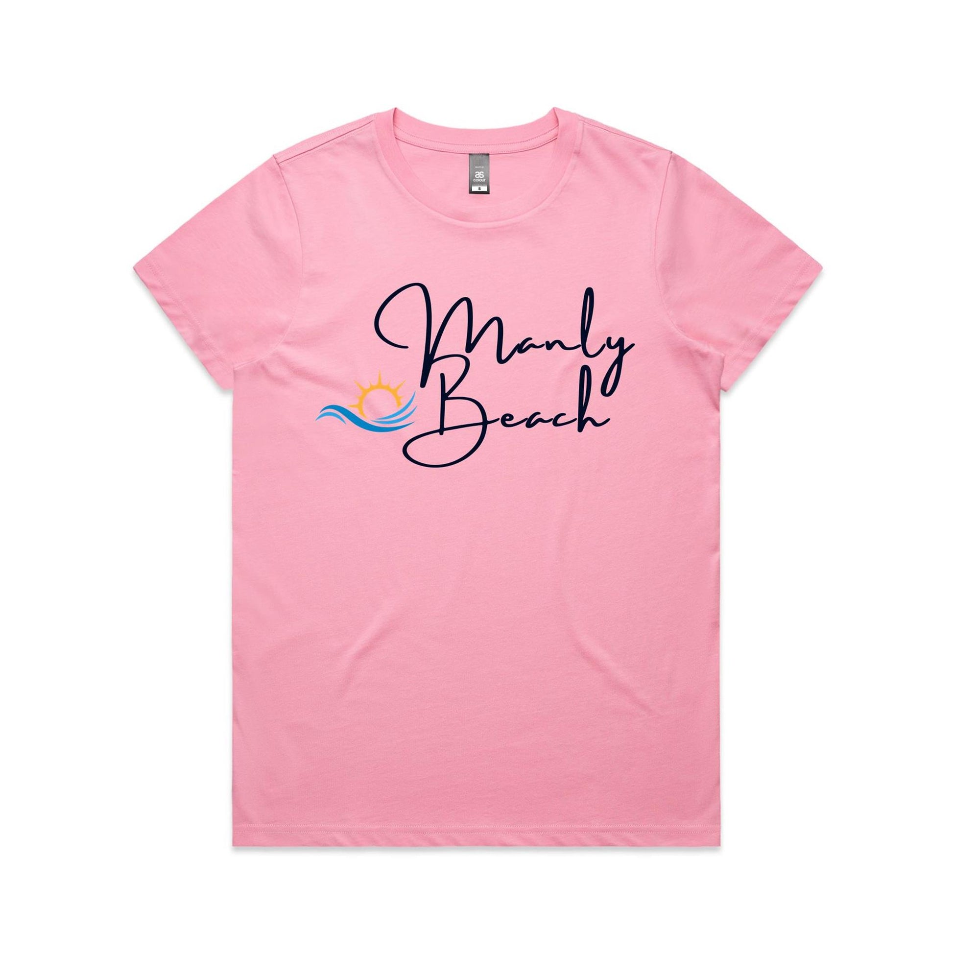 Lost Manly Custom Manly Beach Logo Limited Edition AS Colour Women's Maple Tee - Lost Manly Shop