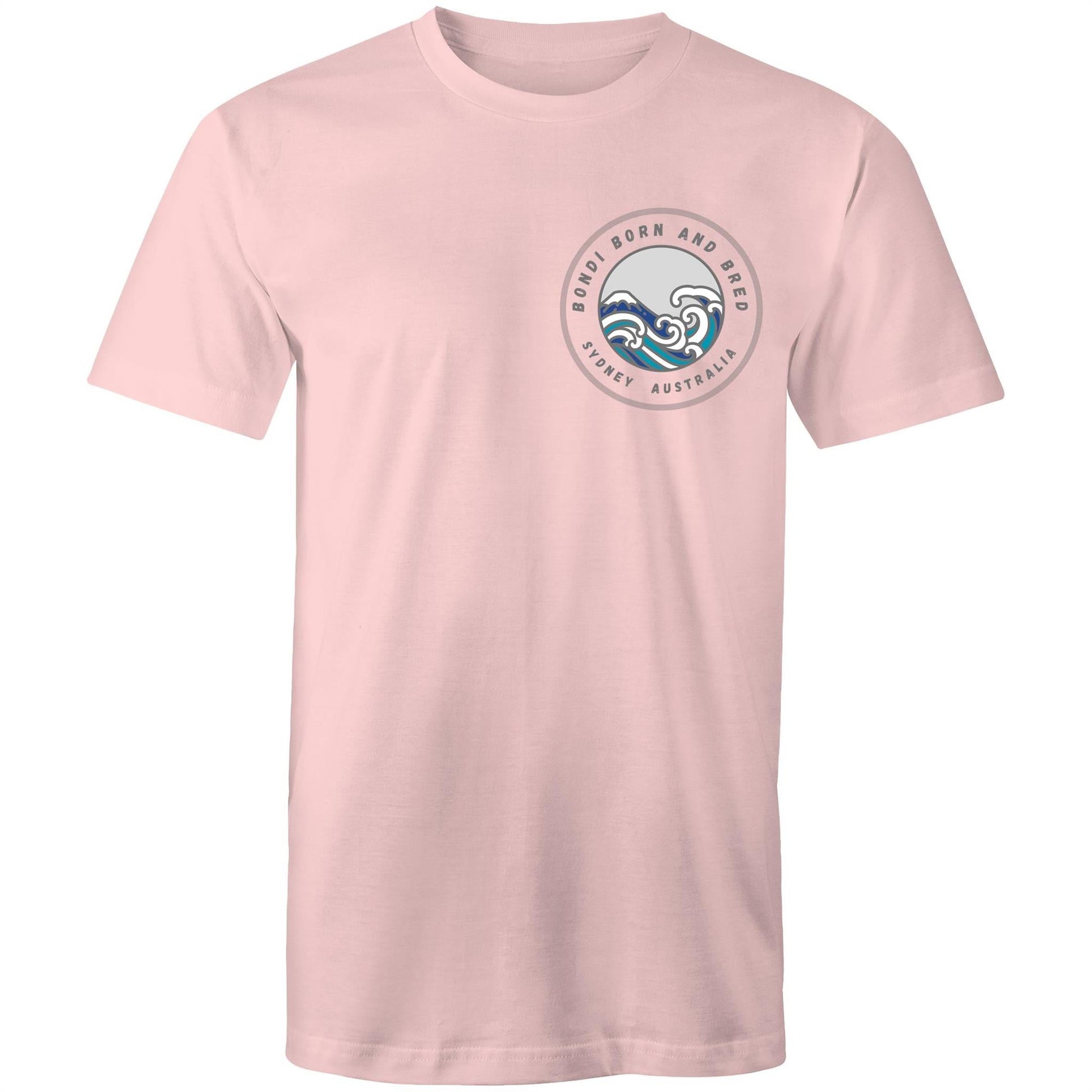 AS Colour Staple - Mens T-Shirt Bondi Born and Bred custom logo front Ogo Merch