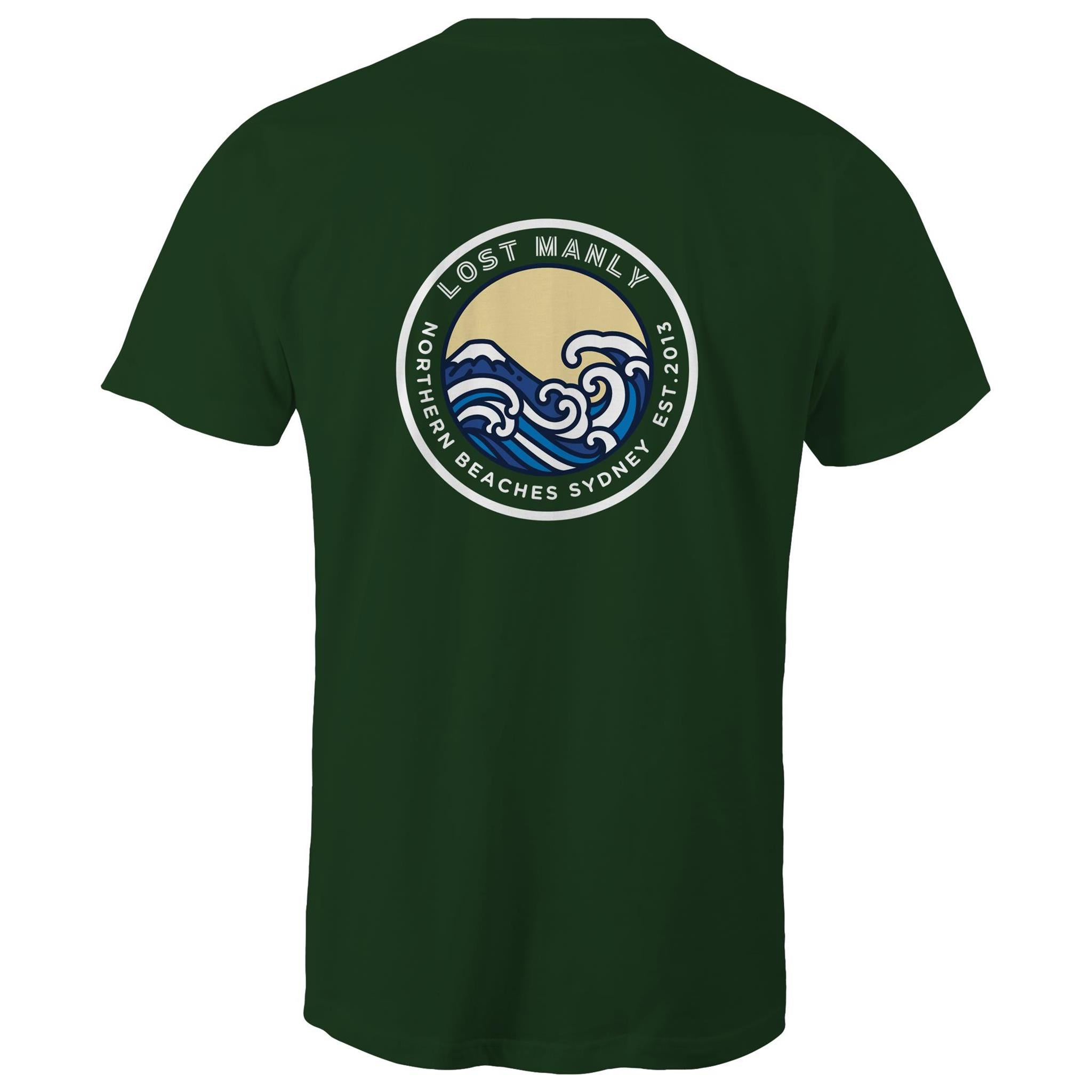 Lost Manly Northern Beaches Sydney Australia Printed Logo T-Shirt Ogo Merch