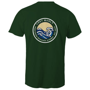 Lost Manly Northern Beaches Sydney Australia Printed Logo T-Shirt Ogo Merch