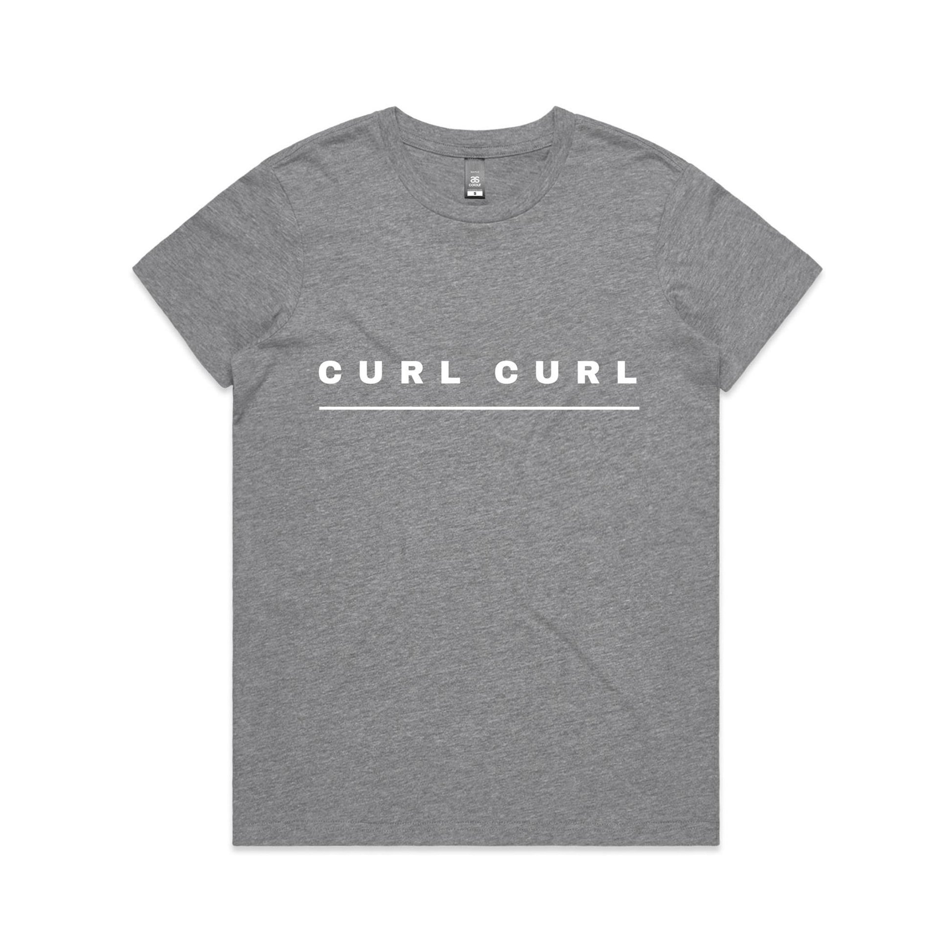Lost Manly custom logo Curl Curl edition AS Colour Women's Maple Tee - Lost Manly Shop