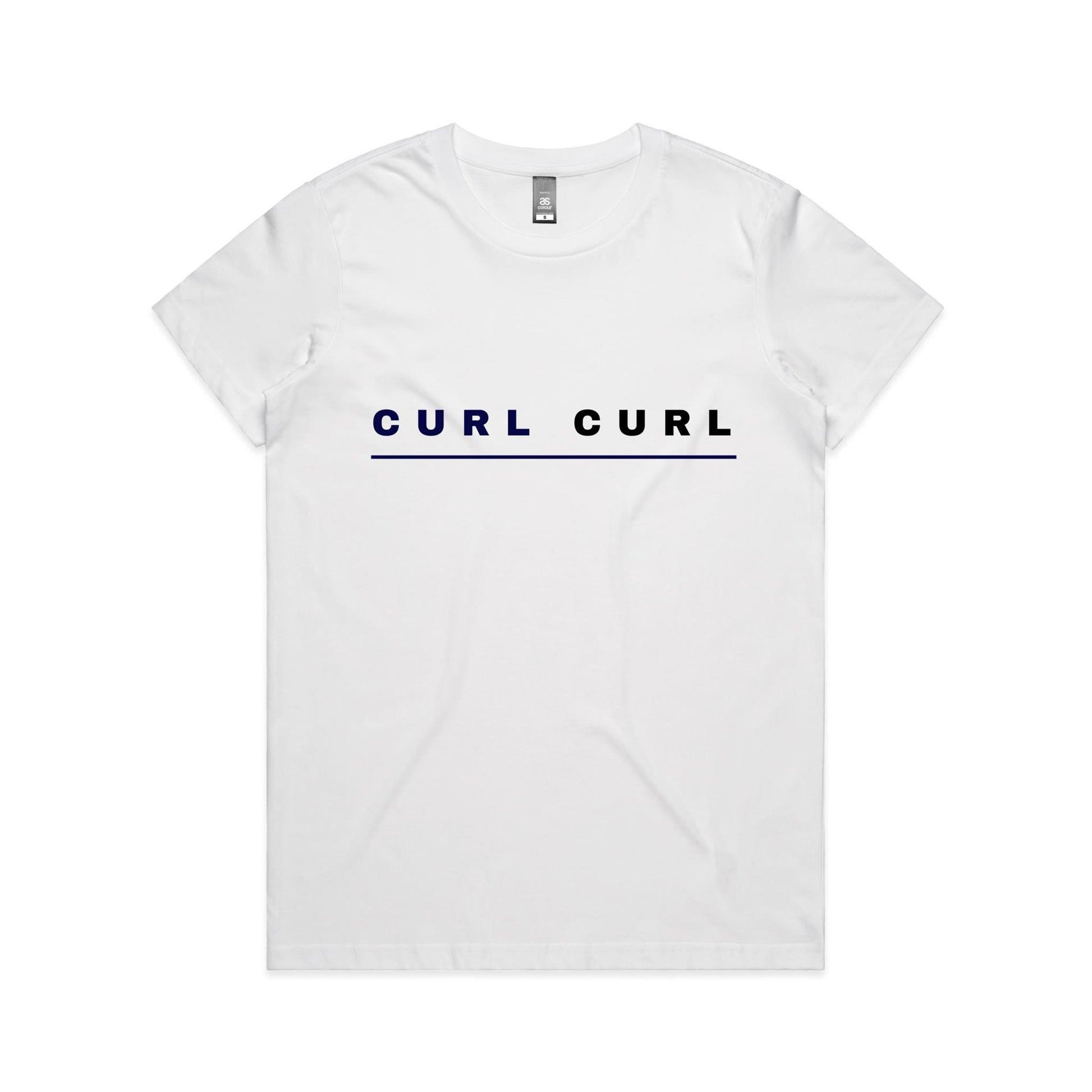 Lost Manly custom logo Curl Curl edition AS Colour Women's Maple Tee - Lost Manly Shop