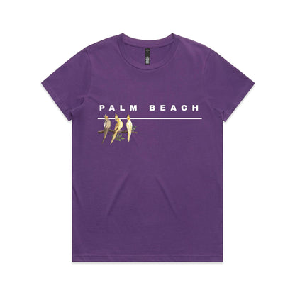 Lost Manly custom logo Palm Beach edition AS Colour Women's Maple Tee - Lost Manly Shop