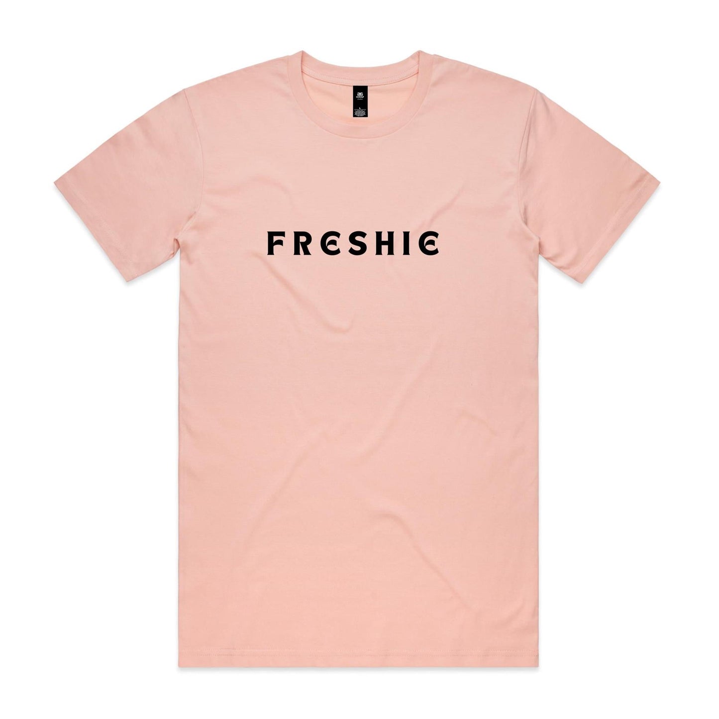 AS Colour Staple Tee Freshie custom logo black font 
