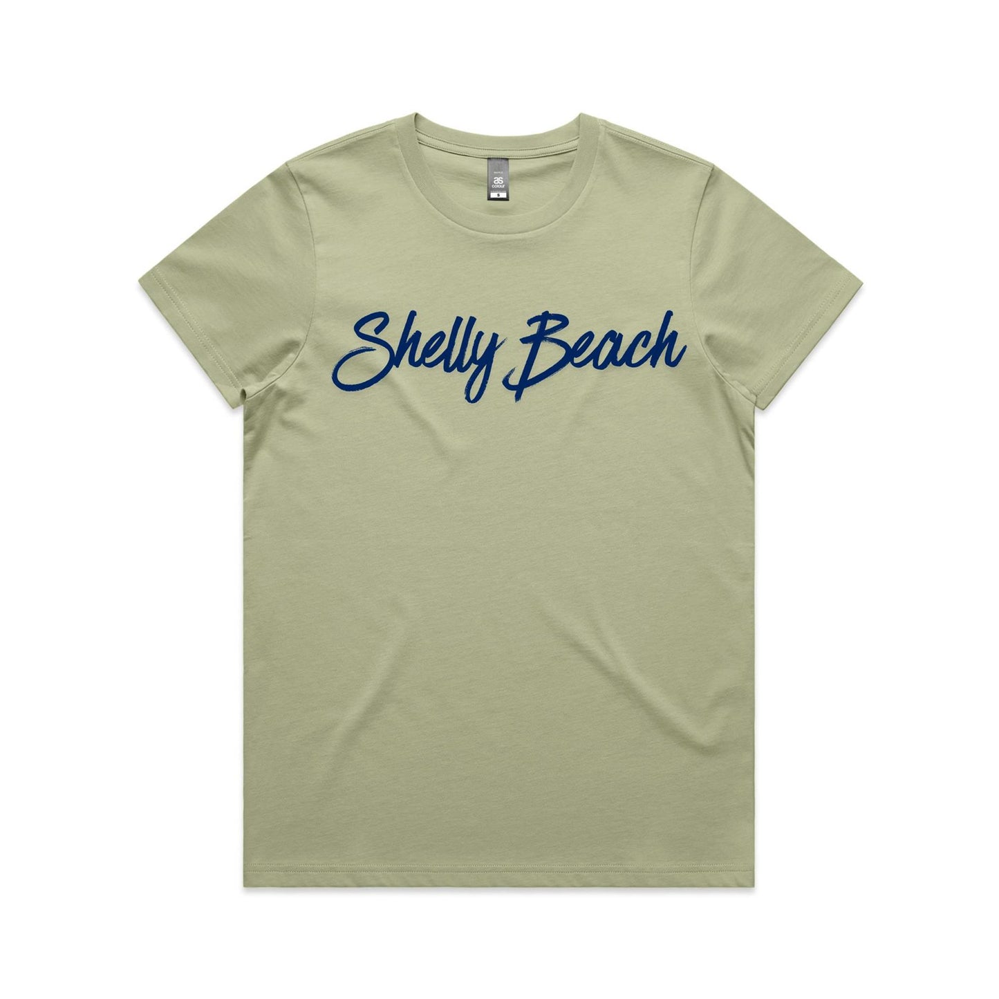 Lost Manly Custom Shelly Beach Logo Edition AS Colour Women's Maple Tee - Lost Manly Shop