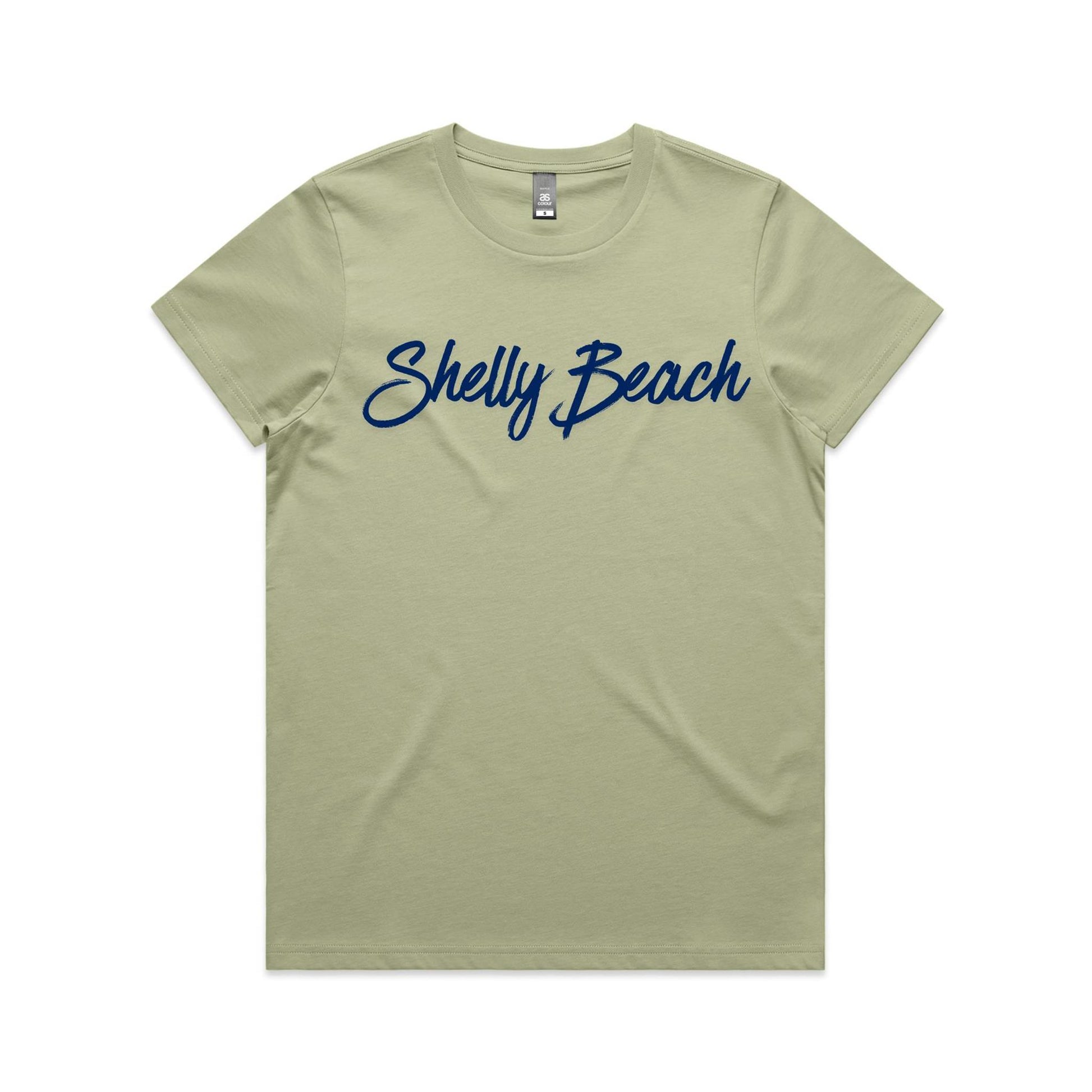 Lost Manly Custom Shelly Beach Logo Edition AS Colour Women's Maple Tee - Lost Manly Shop