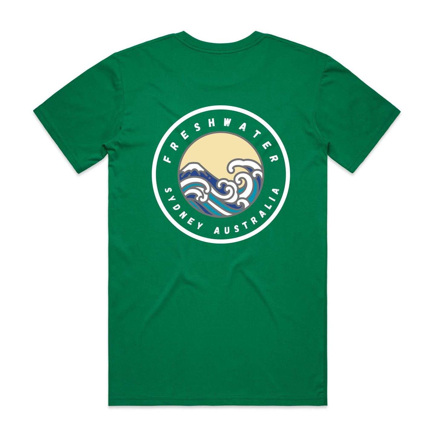 Freshwater Sydney Australia Double Logo Collection Comfy Cotton Tee - Lost Manly Shop