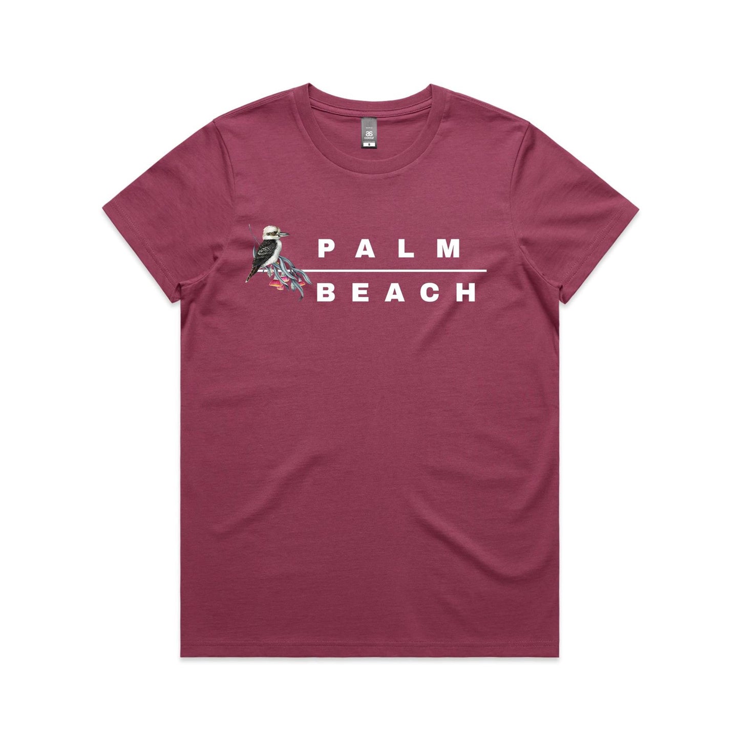 Lost Manly Custom Palm Beach Logo Limited Edition AS Colour Women's Maple Tee - Lost Manly Shop
