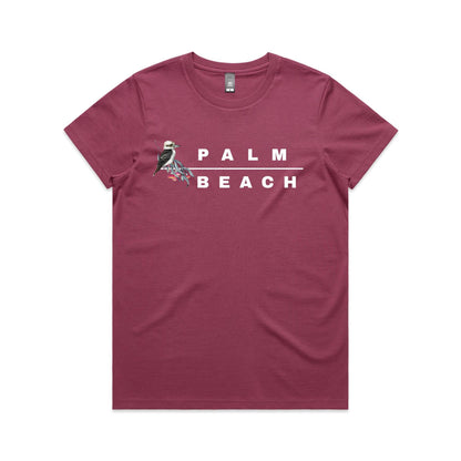 Lost Manly Custom Palm Beach Logo Limited Edition AS Colour Women's Maple Tee - Lost Manly Shop