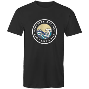 Manly Born n Bred Northern Beaches Sydney Australia Printed Logo T-Shirt Ogo Merch