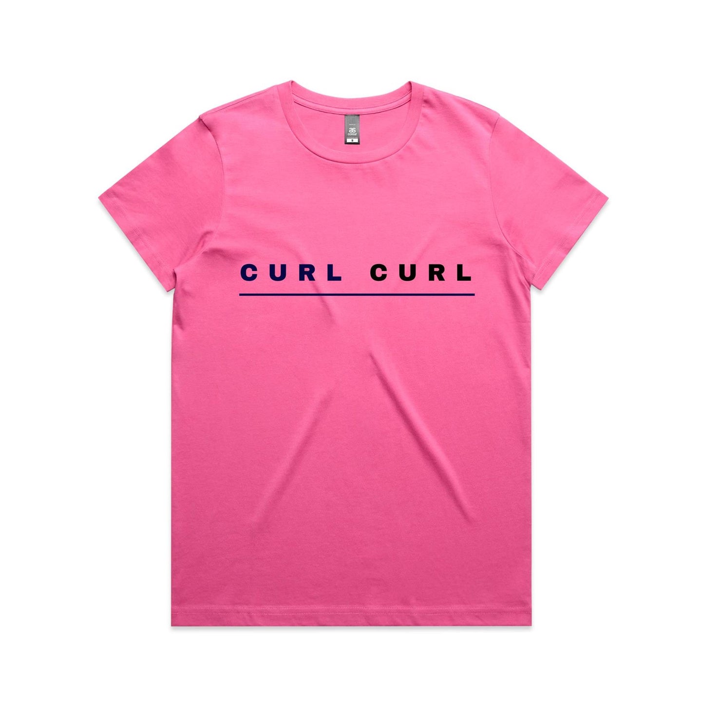 Lost Manly custom logo Curl Curl edition AS Colour Women's Maple Tee - Lost Manly Shop