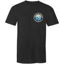 Bondi Born n Bred / Collaroy custom logos printed on AS Colour Staple - Mens T-Shirt 