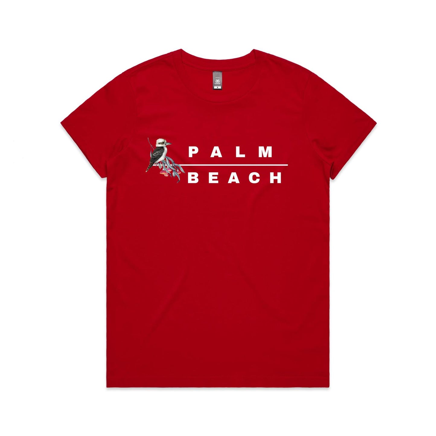 Lost Manly custom logo Palm Beach edition AS Colour Women's Maple Tee - Lost Manly Shop