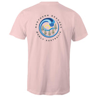 Northern Beaches Manly Australia front and back logo on AS Colour Staple Cotton Adult T-Shirt Ogo Merch