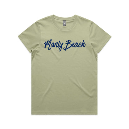 Lost Manly Custom Manly Beach Logo Edition AS Colour Women's Maple Tee - Lost Manly Shop