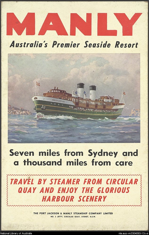 Vintage Posters and Local Artistry - Lost Manly Shop