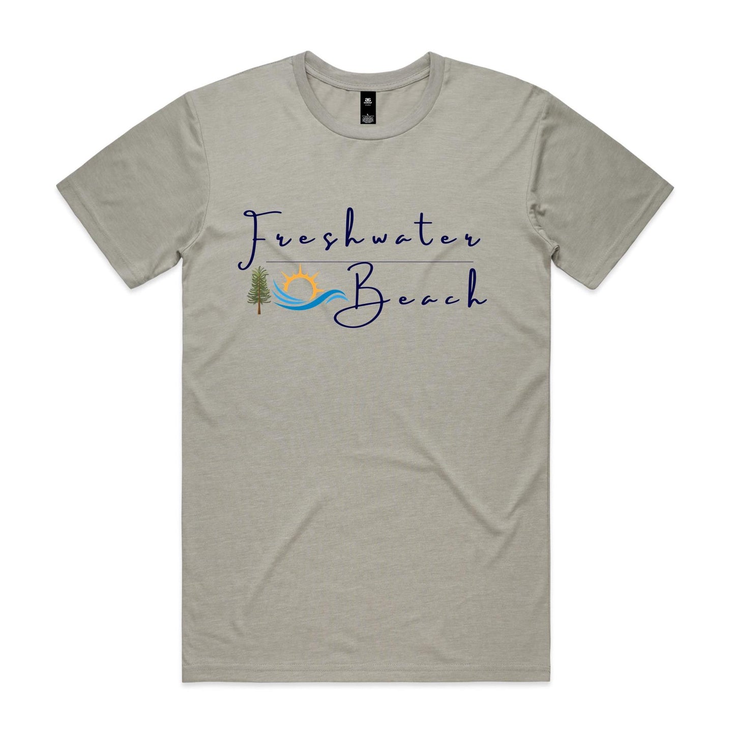 Freshwater Beach custom logo collection Comfy Cotton Tee - Lost Manly Shop