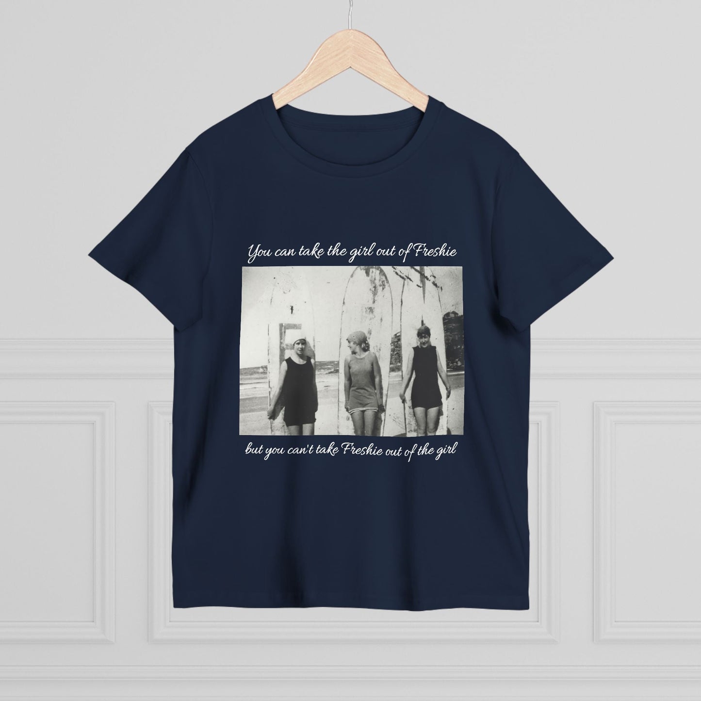 Vintage Women’s Maple Tee - ‘You Can Take the Girl Out of Freshie’ Graphic T-Shirt 