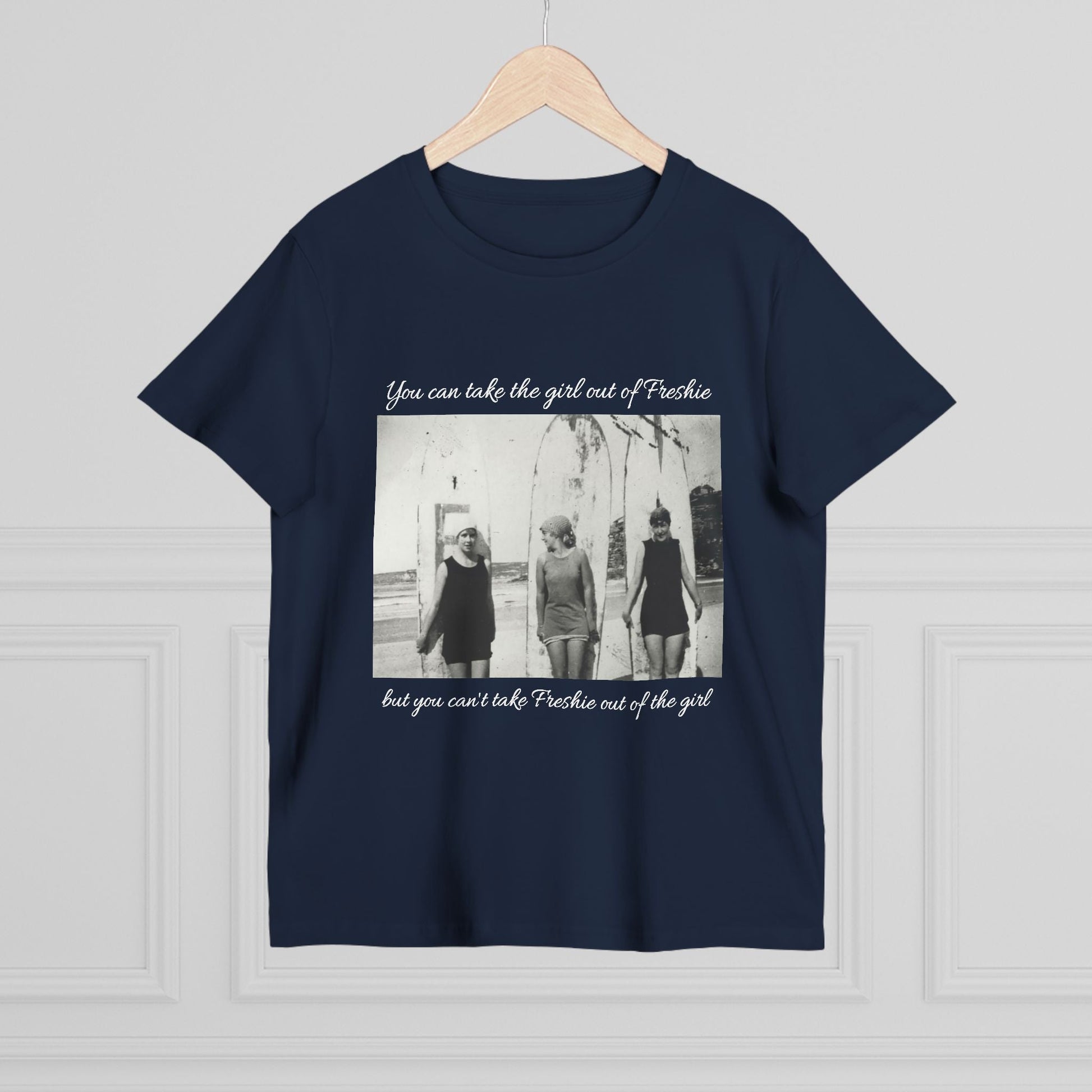 Vintage Women’s Maple Tee - ‘You Can Take the Girl Out of Freshie’ Graphic T-Shirt 