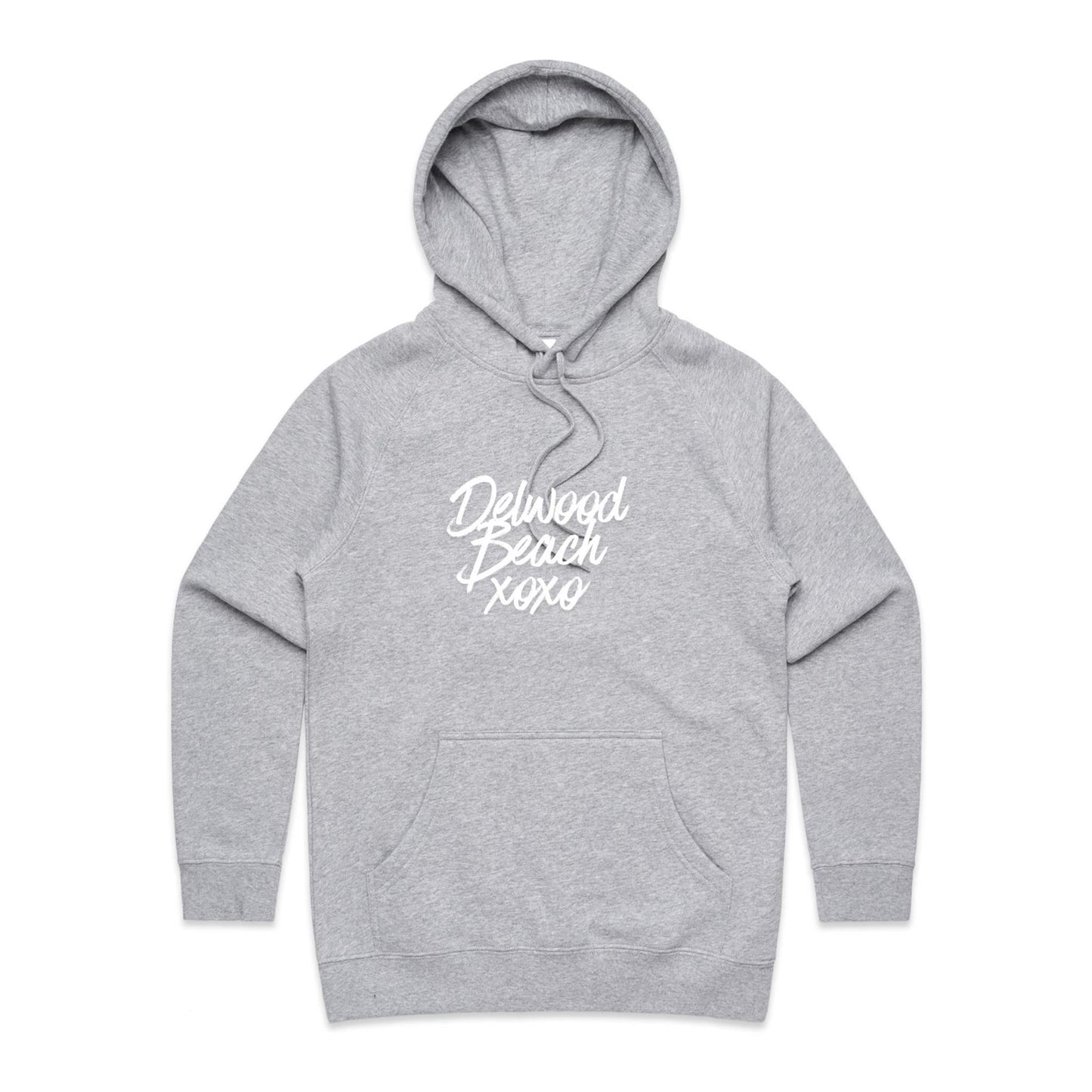 Lost Manly Women's Hoodie Delwood Beach xoxo Custom Logo Edition - Lost Manly Shop