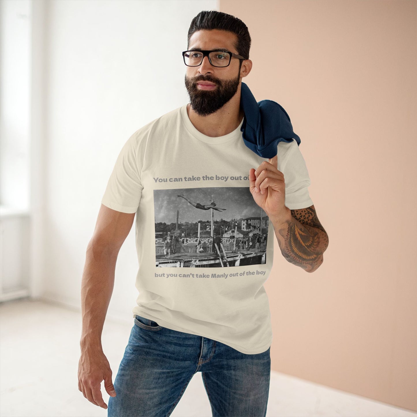Vintage Print custom logo T-Shirt 