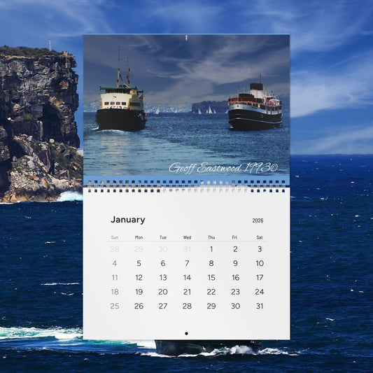 Lost Manly Ferry Heritage Wall Calendar 2026 