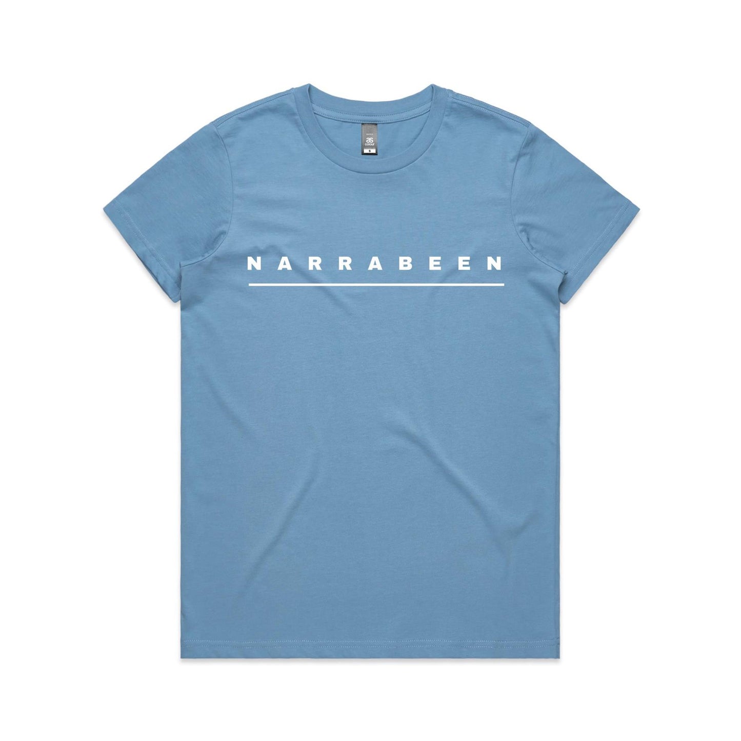 Lost Manly custom logo Narrabeen edition AS Colour Women's Maple Tee - Lost Manly Shop